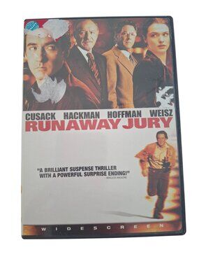 Runaway Jury DVD 2004 Gene Hackman Dustin Hoffman John Cusack Thriller Widescree
